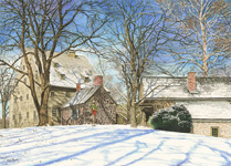 Cloister In Winter