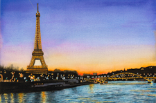 Eiffel Tower In Winter