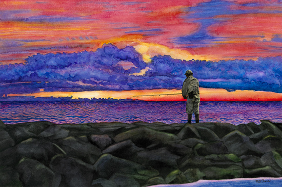 Dawn On The Rocks