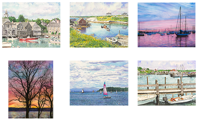 Boats and Lakes Scenes